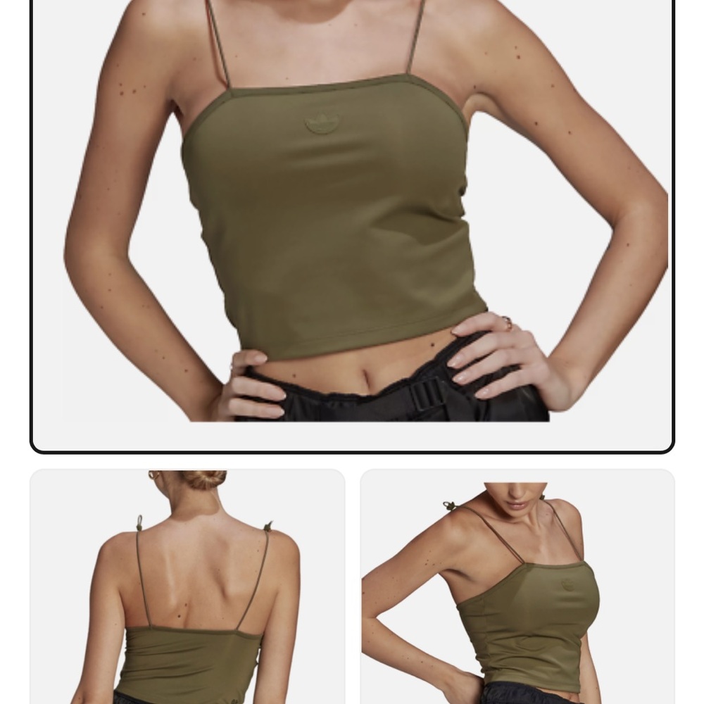 adidas Olive Camisole Top